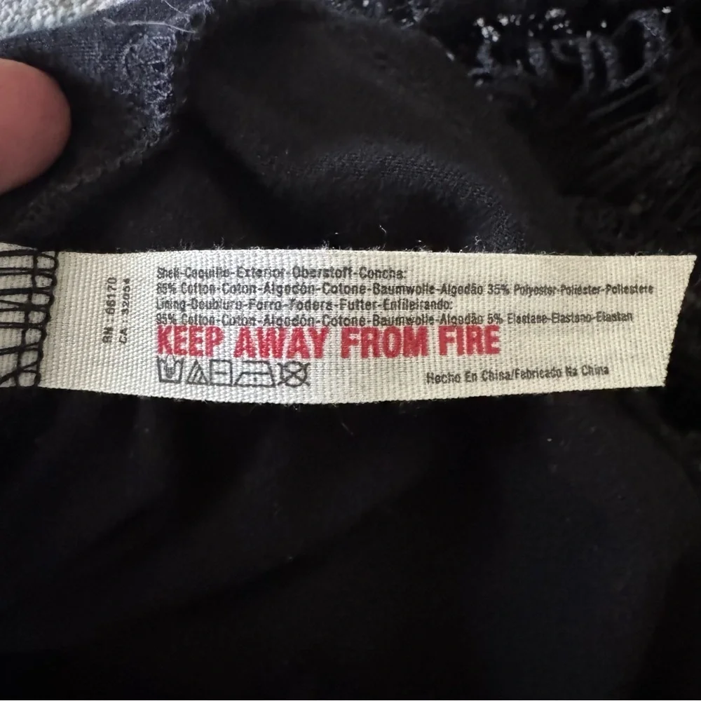 Intimately Free People Peekaboo Lace Hi-Low Dress | Black | S - Picture 13 of 13